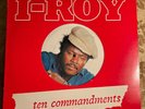 I ROY ten commandments VIRGIN uk VG+/VG+ picture disc YELLOW WAX