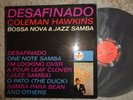 Coleman Hawkins plays Desafinado Bossa Nova & Jazz Samba LP Vinyl Jasmine VG+