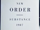 New Order Substance Vinyl LP 1987 Qwest SRC Embossed Cover 25621-1 EX/EX