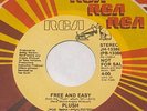 Plush: Free And Easy (Stereo) / (Mono) 45 - RCA - Soul Funk Boogie