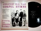 The Phipps Family Greatest Old Time Gospel Hymns Bluegrass Vinyl LP Record VG+