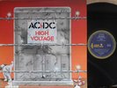 AC/DC 2nd Press OZ LP High Voltage VG+ '77 Blue/Yellow Albert APLP009 Hard Rock