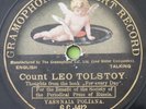 Russian Leon Tolstoi Talking 78RPM Gramophone Concert GC-1412/31329
