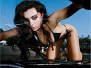 CHARLI XCX - Crash  RARE Limited Transparent Black and Red Marbled Vinyl LP New.