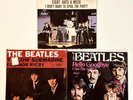 THE BEATLES 3 x PICTURE SLEEVES 8 DAYS A WEEK + YELLOW SUBMARINE + HELLO GOODBYE