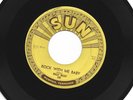 ROCKABILLY 45 -BILLY RILEY - ROCK WITH ME BABY / TROUBLE BOUND - HEAR -1956 SUN