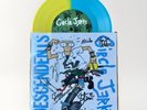 Signed Descendents Circle Jerks Split - Rare Limited Colored Vinyl - Blue/Yellow