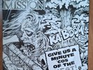 DEATH MISSION GIVE US A MINUTE COS OF THE HEAT RARE 1987 AUST SELF RELEASED LP