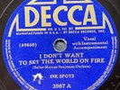 78rpm The Ink Spots “I Don’t Want To Set The World On Fire” Decca 3987  FALLOUT