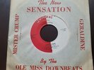 45 RPM ARDENT White Label OLE MISS DOWN BEATS GERALDINE MISTER CRUMP 7