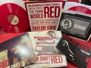 RARE Taylor Swift Red ACM 2013 Promo Red Vinyl w/ BOX MAILER Card Game & More
