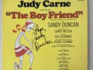 SANDY DUNCAN HARVEY EVANS Signed THE BOY FRIEND Vinyl LP 1970 Revival -Scratched
