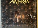 ANTHRAX 1987 “AMONG THE LIVING” MEGAFORCE VINYL LP RECORD 90584-1 SHRINK