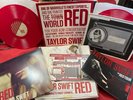 RARE Taylor Swift Red ACM 2013 Promo Red Vinyl w/ BOX MAILER Card Game & More