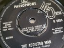 THE GAME THE ADDICTED MAN / HELP ME MUMMY'S GONE PARLOPHONE R 5553 WITHDRAWN