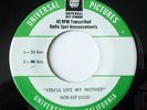 Radio spot 45 You'll Like My Mother HEAR sample  HORROR