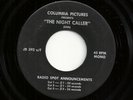 Radio spot 45 THE NIGHT CALLER Hear sample  HORROR