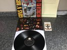RARE PROMO LP ALBUM GUNS N' ROSES APPETITE FOR DESTRUCTION UK 1ST PRESS NM-/EX+
