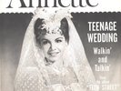 ANNETTE--RARE PICTURE SLEEVE  + 45--(TEENAGE WEDDING)--PS--PIC-SLV