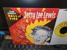 45 RPM  PICTURE SLEEVE EP W/ RECORD JERRY LEE LEWIS ON SUN #EPA 107 HIGH GRADE