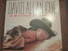 David Allan Coe ‎– A Matter Of Life... And Death LP 1987 Coulmbia FC 40571 VG+