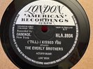 78Rpm Rock n Roll, The Everly Brothers 'Till I Kissed You'  UK Rare Late London