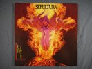 SEPULTURA - ABOVE THE REMAINS  VINYL LP  RED  COLOR   OFFICIAL LIVE 1989 BOOTLEG