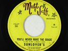 Northern Soul 45 - Sunlover's - You'll Never Make The Grade - Mutt-Jeff