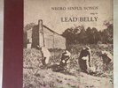 RARE Blues 78 Negro Sinful Songs sung by Lead Belly 5-Record Set Musicraft 1939