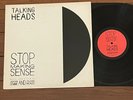 Talking Heads Stop Making Sense LP NM/EX Sire 1984 9 25121-1 E Spin Cleaned
