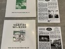 Vampire Weekend - Frog On The Bass Drum Vol. 1 & 2 + Newsletters BUNDLE
