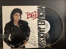 Michael Jackson BAD VINYL SLEEVE ALBUM Autographed SIGNED with COA