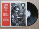 Vincent Price – Edgar Allan Poe - Ligeia - Autographed Vinyl Record