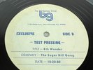 8TH WONDER-SUGARHILL GANG/1980/NM Test Pressing Rare  Single