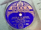 AL BOWLLY + LEW STONE & HIS BAND -  ‘COFFEE IN THE MORNING' DECCA 78 E+ COPY