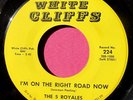 5 ROYALES - I'm on the Right Road Now / Mr. Moon Man - clean 45 White Cliffs 224