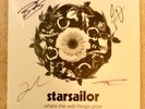 SIGNED - STARSAILOR, WHERE THE WILD THINGS GROW - NEW BLACK VINYL LP SIGNED