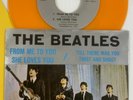 The BEATLES From Me To You 4 track EP ORANGE VINYL 45 DECCAGONE a3602