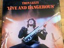 Thin Lizzy Live And Dangerous 1978 2X VG+ Hard Rock LP Warner Bros.