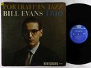 Bill Evans Trio - Portrait In Jazz LP - Riverside - RLP 12-315 No Inc. Mono DG