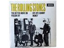 THE ROLLING STONES 7” Single Record 45 Bye Bye Johnny,  Money, Poison Ivy DECCA