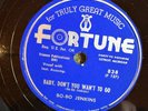 Fortune 838 Bo Bo Jenkins 10 BELOW ZERO   Blues   78 rpm EE+ 1956