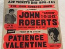 Orig 60’s R&B Northern Soul concert poster - Patience Valentine + John Roberts