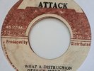 DERRICK MORGAN What A Distruction ATTACK Rocksteady Reggae 7