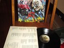 IRON MAIDEN NUMBER OF THE BEAST LP EX- US HARVEST VINYL HEAVY METAL CLASSIC ROCK