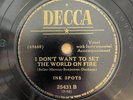 FALLOUT 3 78 Ink Spots I DON'T WANT TO SET THE WORLD ON FIRE Decca 25431 (V+)
