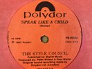 STYLE COUNCIL-SPEAK LIKE A CHILD/PARTY CHAMBERS-SOUTH AFRICAN POLYDOR 45-PS 8032
