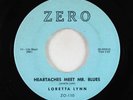 C&W 45 - Loretta Lynn - Heartaches Meet Mr. Blues - Zero VG+