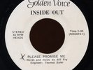 HEAR - Rare Garage / Soul 45 - Inside Out - Please Promise Me - Golden Voice