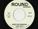 Garage Psych 45 - Moon Dawgs - Keep On Pushing - Round - rare